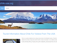 Tablet Screenshot of chile-usa.org